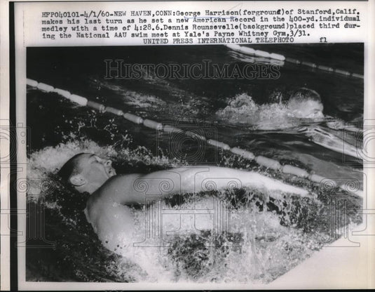1960 Press Photo George Harrison Sets New Record - Historic Images