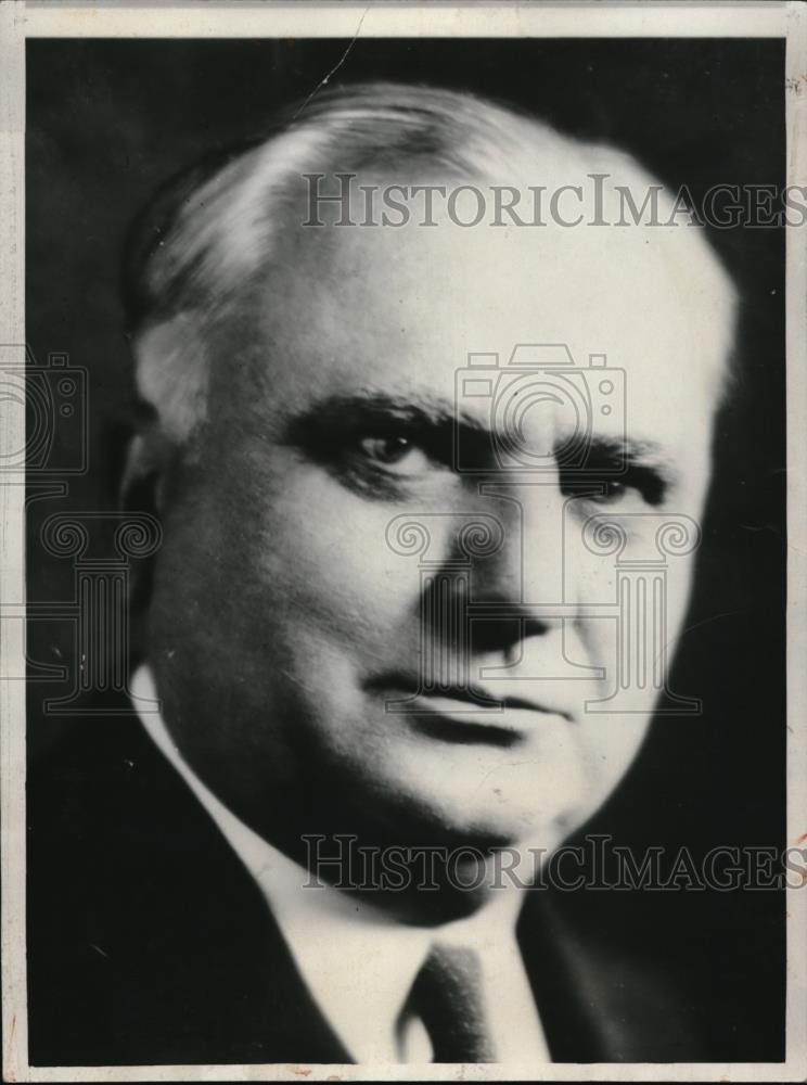 1932 Press Photo William H. Dieterich, Candidate for Senate in Illinois - Historic Images