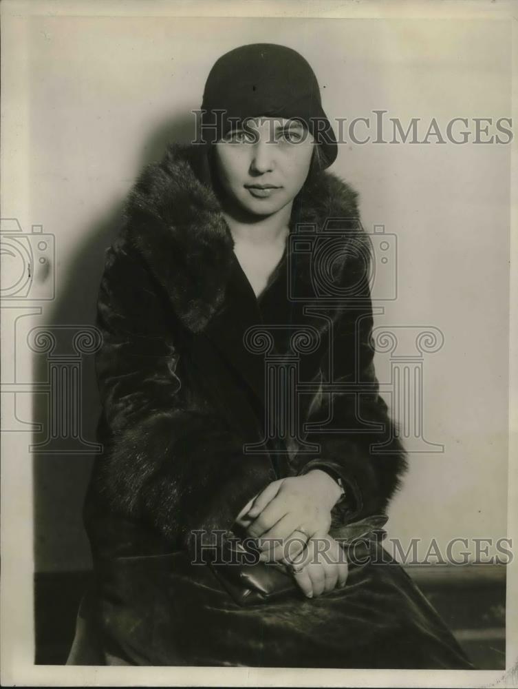 1930 Press Photo Mrs. Bella Fein Klein Claims Libel Action Against E.J. Cooley - Historic Images