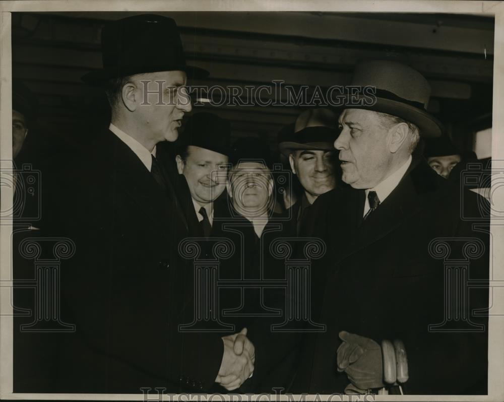 1940 Press Photo Sumner Welles &amp; Myron C Taylor Leave for Europe - Historic Images