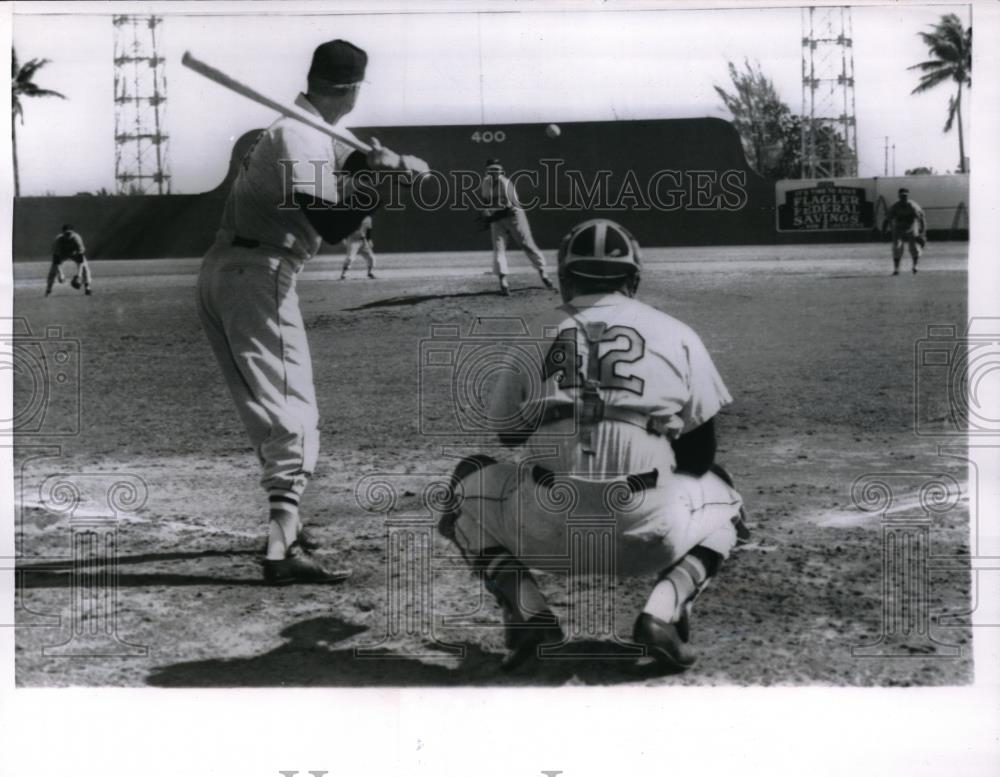 1959 Press Photo Baltimore Orioles Manager Paul Richards, Charles White Jr. - Historic Images
