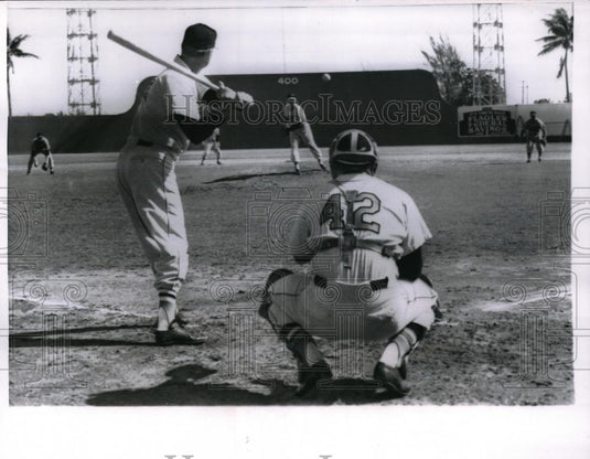 1959 Press Photo Baltimore Orioles Manager Paul Richards, Charles White Jr. - Historic Images