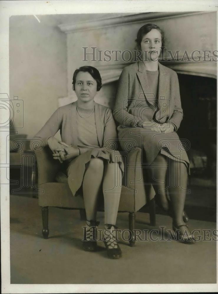 1930 Press Photo Elihor Larani President of Glee Club &amp; Ethel Dyer Pres of Drama - Historic Images