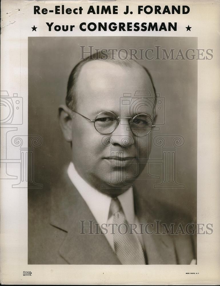 1948 Press Photo Aime J. Forand First District Rhode Island - Historic Images