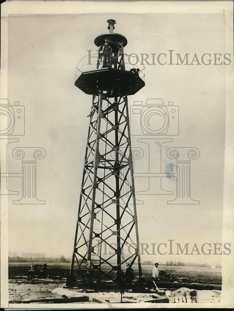 1928 Press Photo Landing Facilities at Briedrichahafen Germany - Historic Images