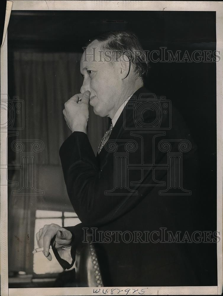 1939 Press Photo Commerce Secretary Harry Hopkins - Historic Images