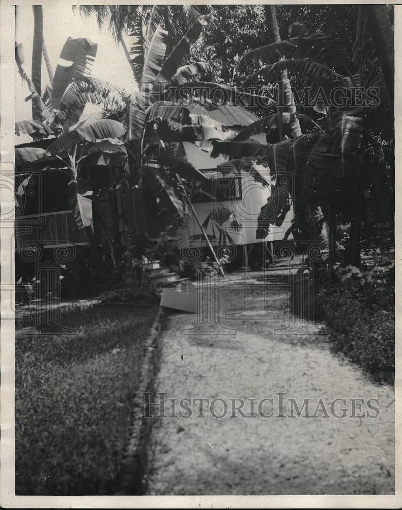 1931 Press Photo Dome Type Home in Tahiti - Historic Images