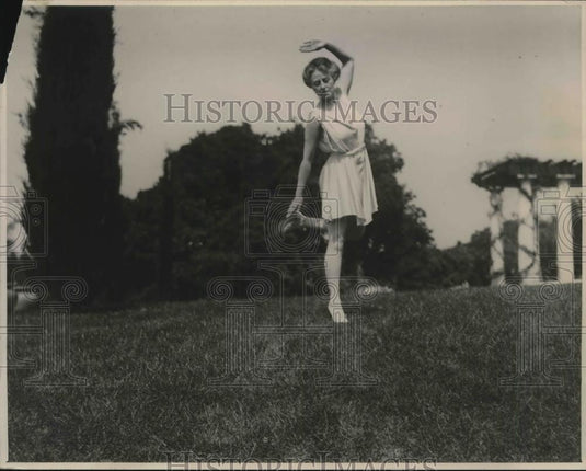 1924 Press Photo Emily Diana Watts Female Jujitsu Instructor - Historic Images