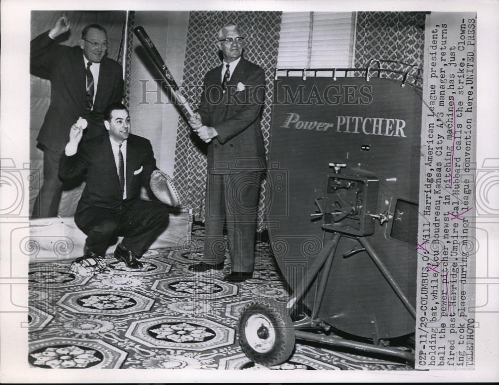 1955 Press Photo Will Harridge American Legion President - neb30992 - Historic Images