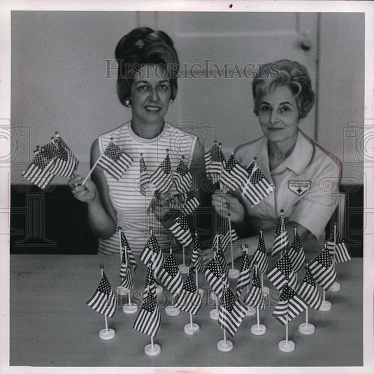Press Photo Mrs. Georgia Of American Service Girl clinic - Historic Images