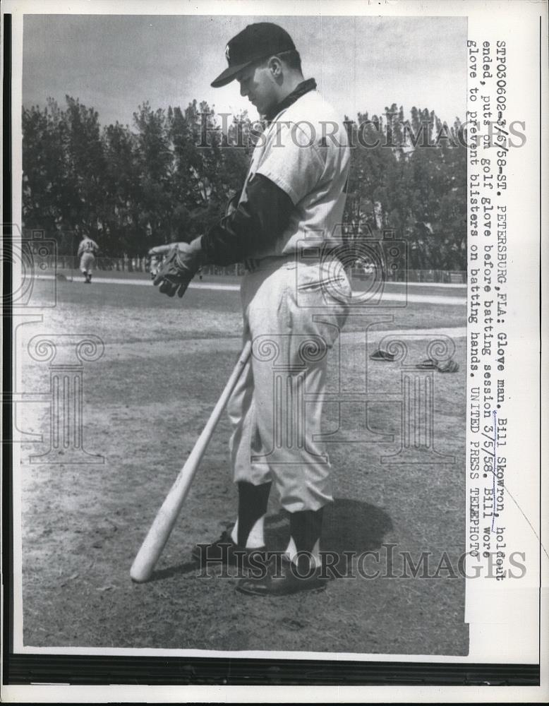 1958 Press Photo NY Yankee Bill Skowron , 1st baseman - neb31446 - Historic Images