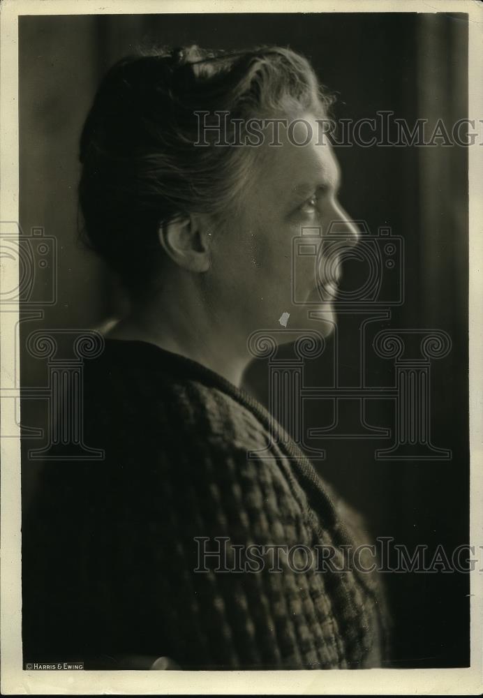 1923 Press Photo Mrs Charles Hamlin wife of Charles Hamlin Federal Reserve Board - Historic Images