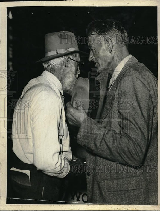 1936 Press Photo Frank Gome, H.D. DeMarritt of Kansas - Historic Images