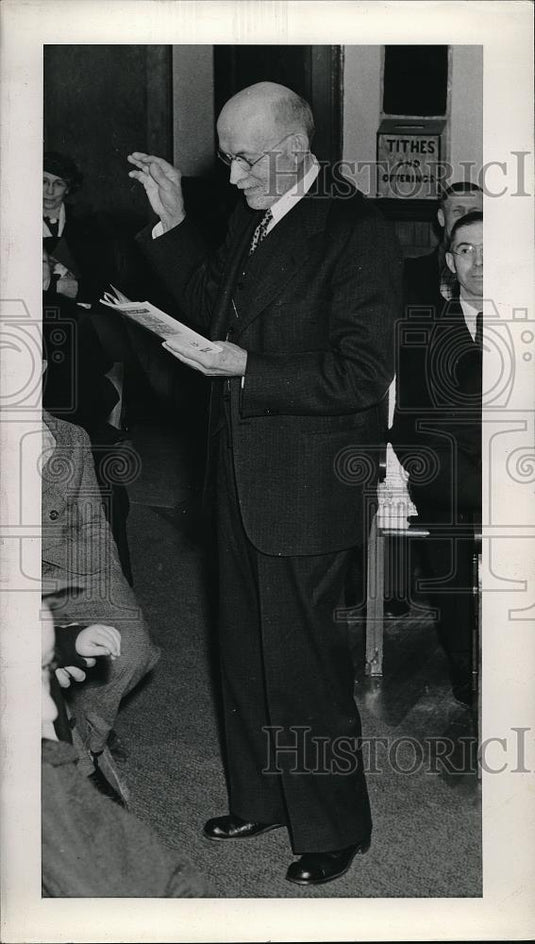 1939 Press Photo Governor Luren Dickinson of Michigan oldest governor of MI - Historic Images