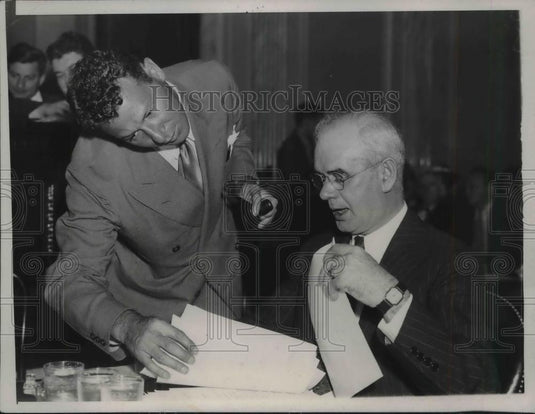 1938 Press Photo Chariman Philip Murray of Steel workers Organizing Committee - Historic Images
