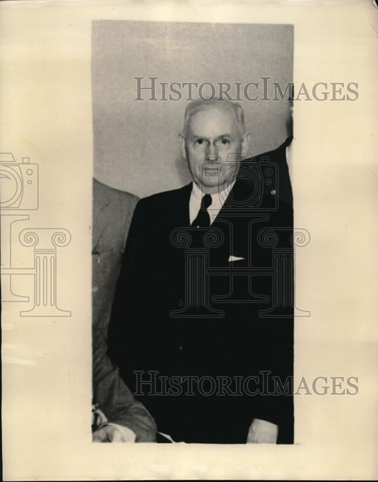 1934 Press Photo Joseph E.Montague, President of Four-Nation Celebration. - Historic Images