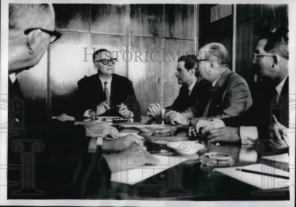 1968 Press Photo Max Delvalle Panama&#39;s President - Historic Images