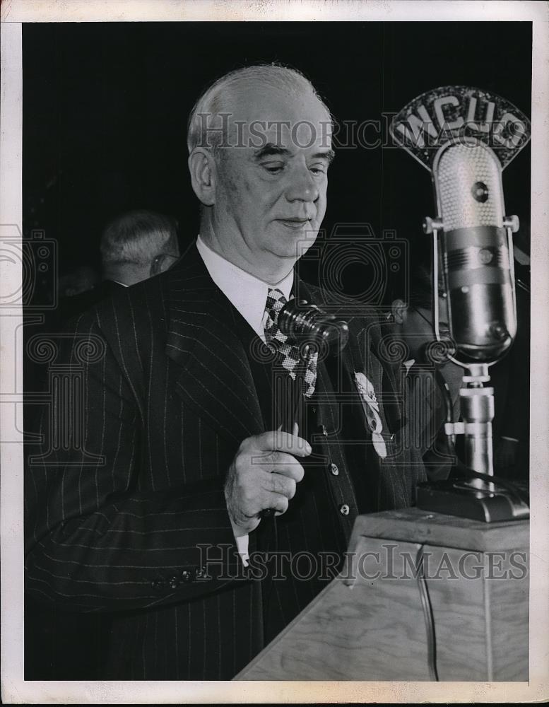 1949 Press Photo CIO Leader Phillip Murray - Historic Images