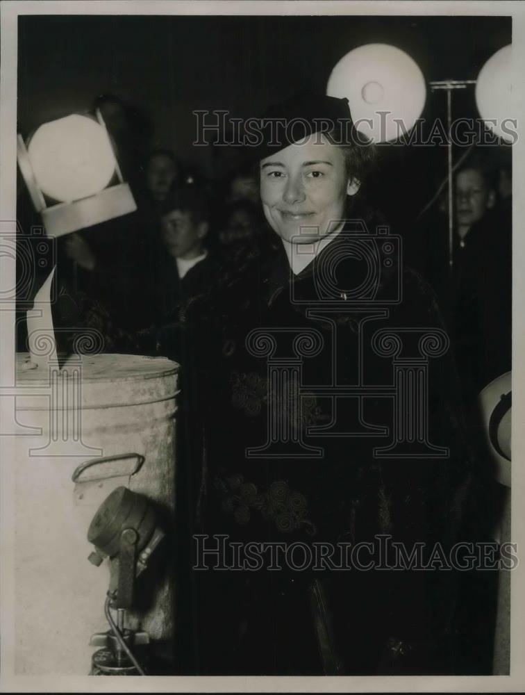 1936 Press Photo Wife of Republican Presidential Candidate Mrs. Alfred Landon - Historic Images