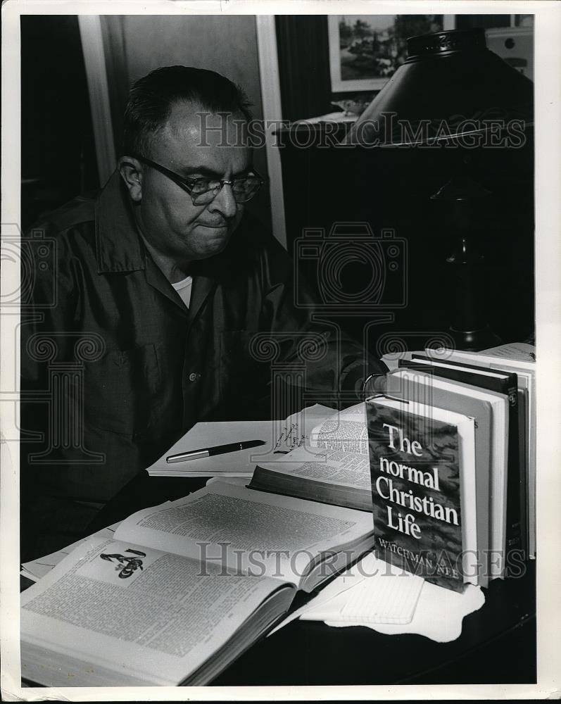 1960 Press Photo James Dalton, Standard Oil Company Manager, Lay Preacher, Ohio - Historic Images