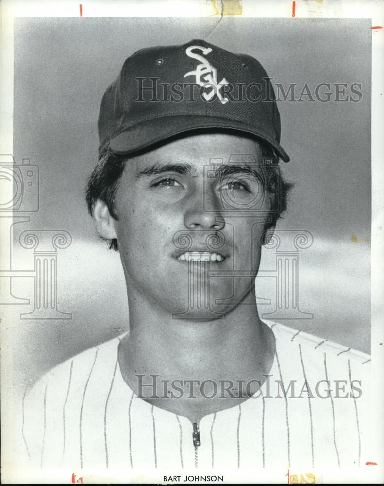 1972 Press Photo Bart Johnson Right Handed Pitcher Chicago White Sox MLB Player - Historic Images