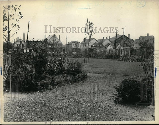 1931 Press Photo Gardens - Historic Images