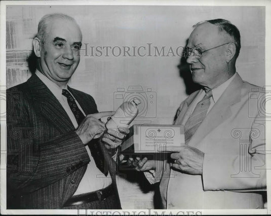 1942 Press Photo CIO President Philip Murray & AFL Pres William Green - Historic Images
