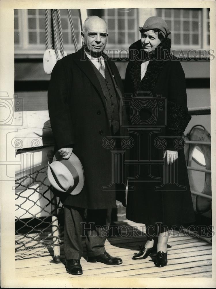 1931 Press Photo Oscar K Davis Executive Secretary National Foreign Trade Counci - Historic Images