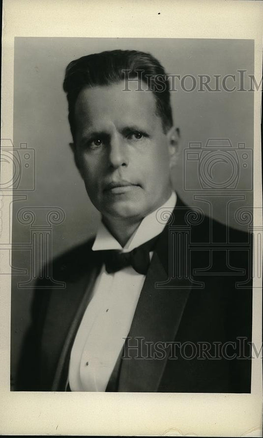 1930 Press Photo Emil Heermann, concert meister - Historic Images