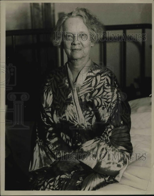 1932 Press Photo Mrs. S. E. Land of Denver, aunt of Col. Charles Lindbergh - Historic Images