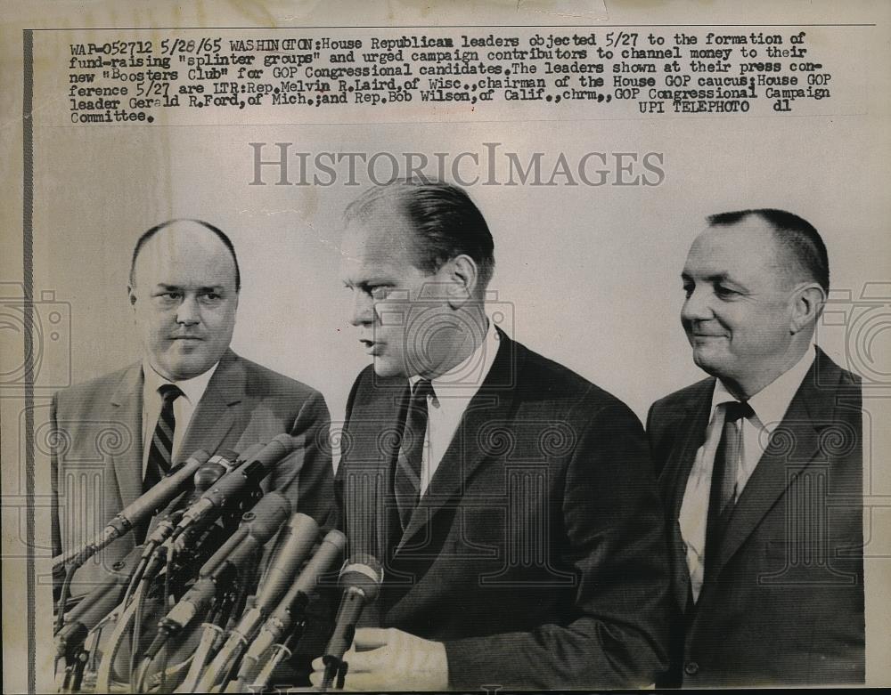 1965 Press Photo GOP Congressional candidates Leaders conference. - Historic Images