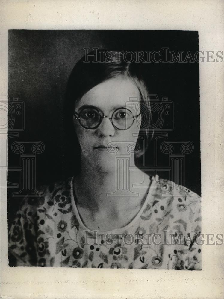 1929 Press Photo Logansport, Ind Esta Hooper part of a suicide pact - Historic Images