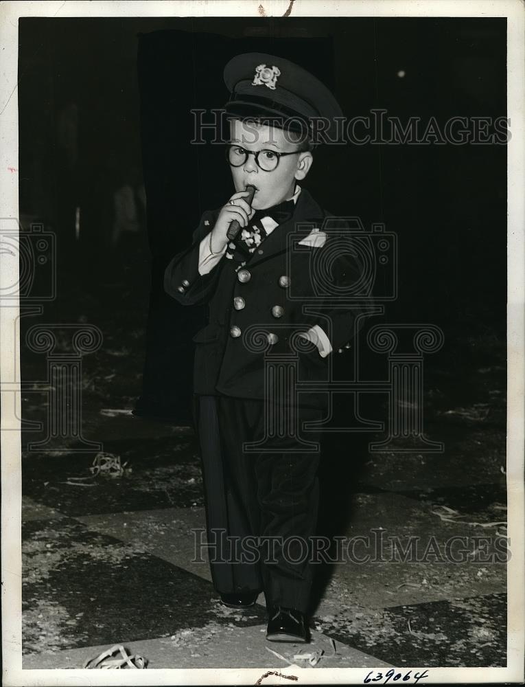 1942 Press Photo San Juan, Juan Angel Franco Jr at Ponce De Leon carnival - Historic Images