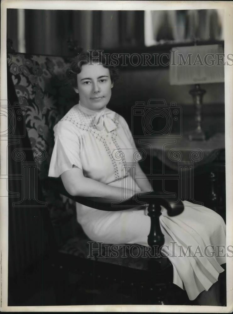 1936 Press Photo Mrs. Cleo Corb Landon Wife of Governor Alf Landon - Historic Images