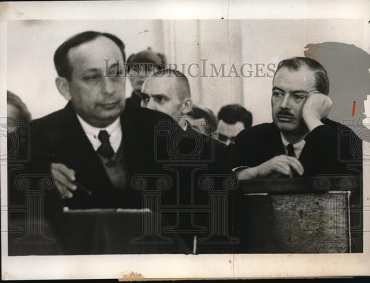 1933 Press Photo Leslie Thornton was convicted of Sabotage by the Soviet - Historic Images