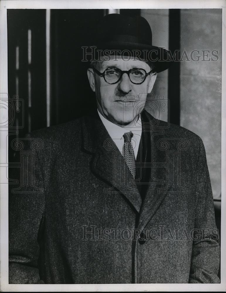 1958 Press Photo Derick Heathcoat Amory of England - neb33109 - Historic Images