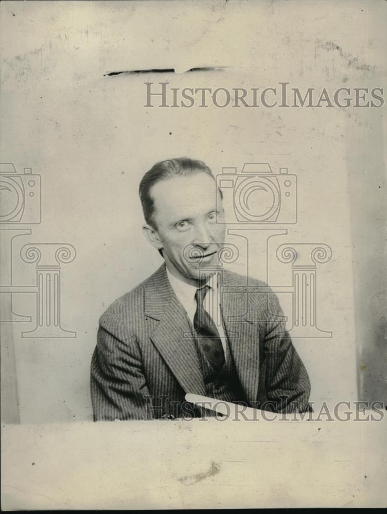 1926 Press Photo Carl D. Davis, American Conductor and Composer. - Historic Images