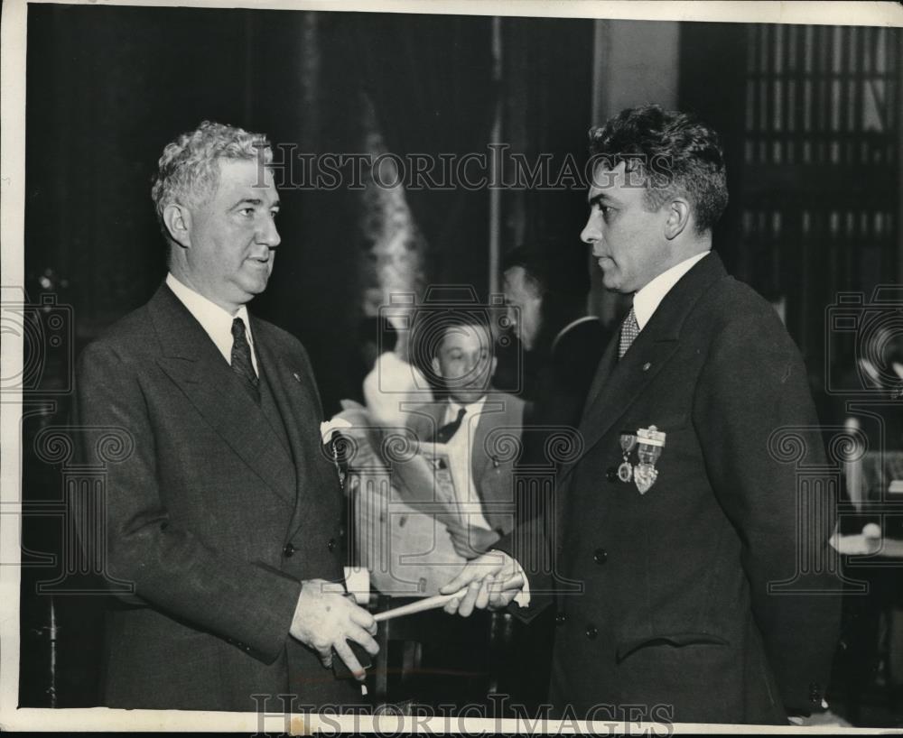 1931 Press Photo American Legion Changing National Commanders - Historic Images