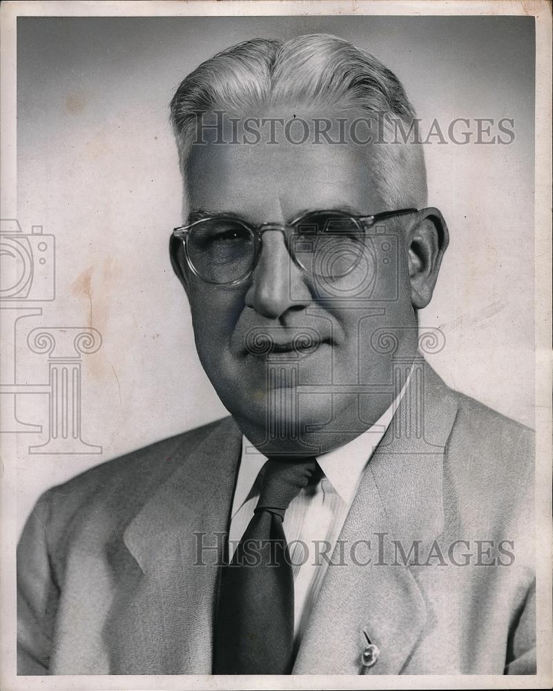 1952 Press Photo John A Watkins Democratic Nominee for Governor of Indiana - Historic Images