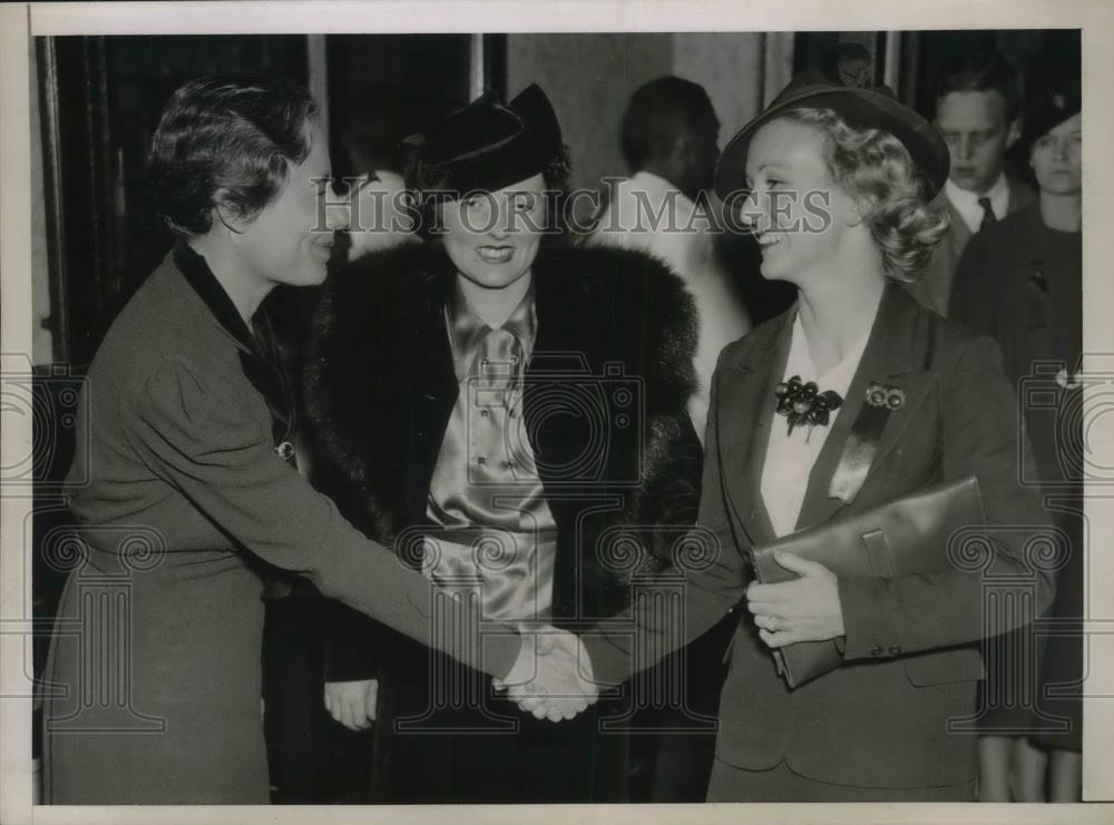 1936 Press Photo Mrs Alf Landon wife Republican candidate for President - Historic Images