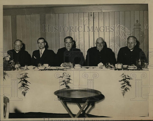 1935 Press Photo Atty. Andy Les, Atty Pontis Pasten, M.F. Cindlin - Historic Images