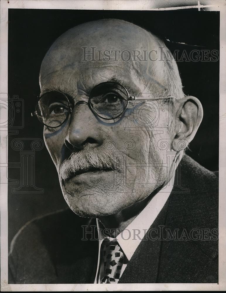 1939 Press Photo Michigan Governor Luren Dickinson Former Lt Governor - Historic Images