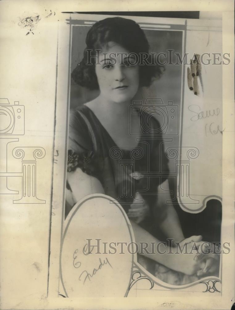 1922 Press Photo Mrs EC Frady Shot By Jealous Husband Dies of Injuries - Historic Images