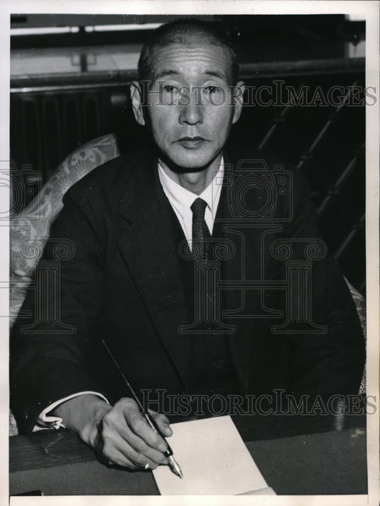 1945 Press Photo Zenjiro Horikiri, Home Minister in Japanese Cabinet - Historic Images