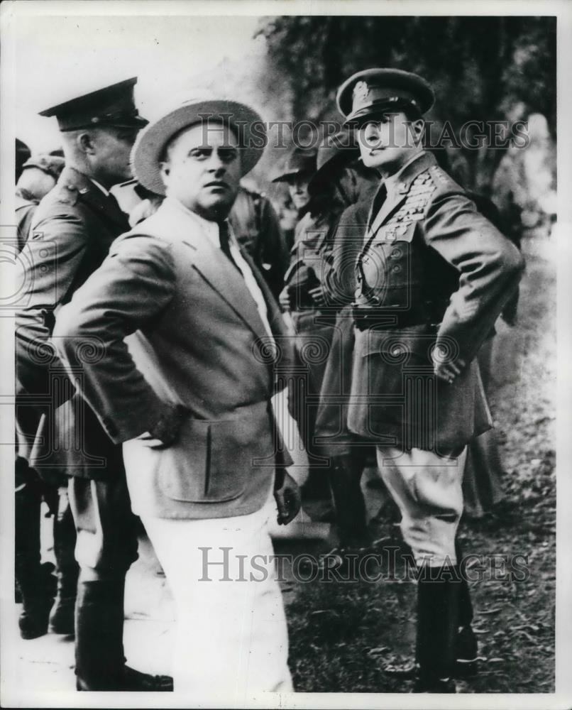 Press Photo Eisenhower & MacArthur - Historic Images