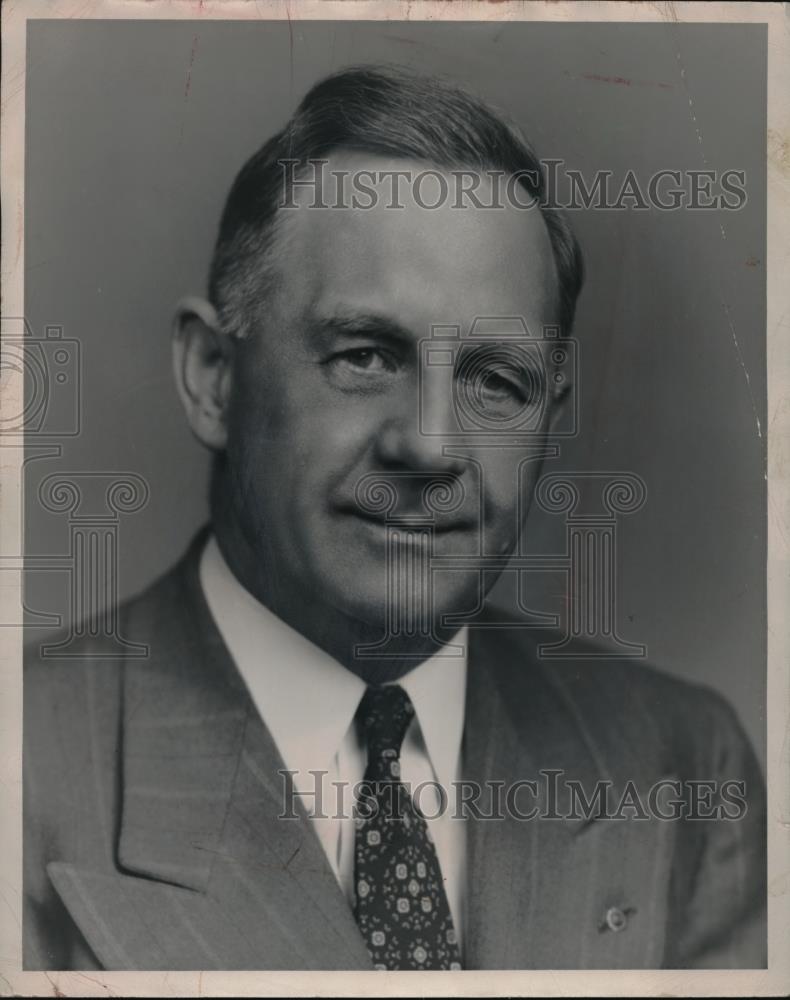 1950 Press Photo Kansas Governor Frank Carlson - Historic Images