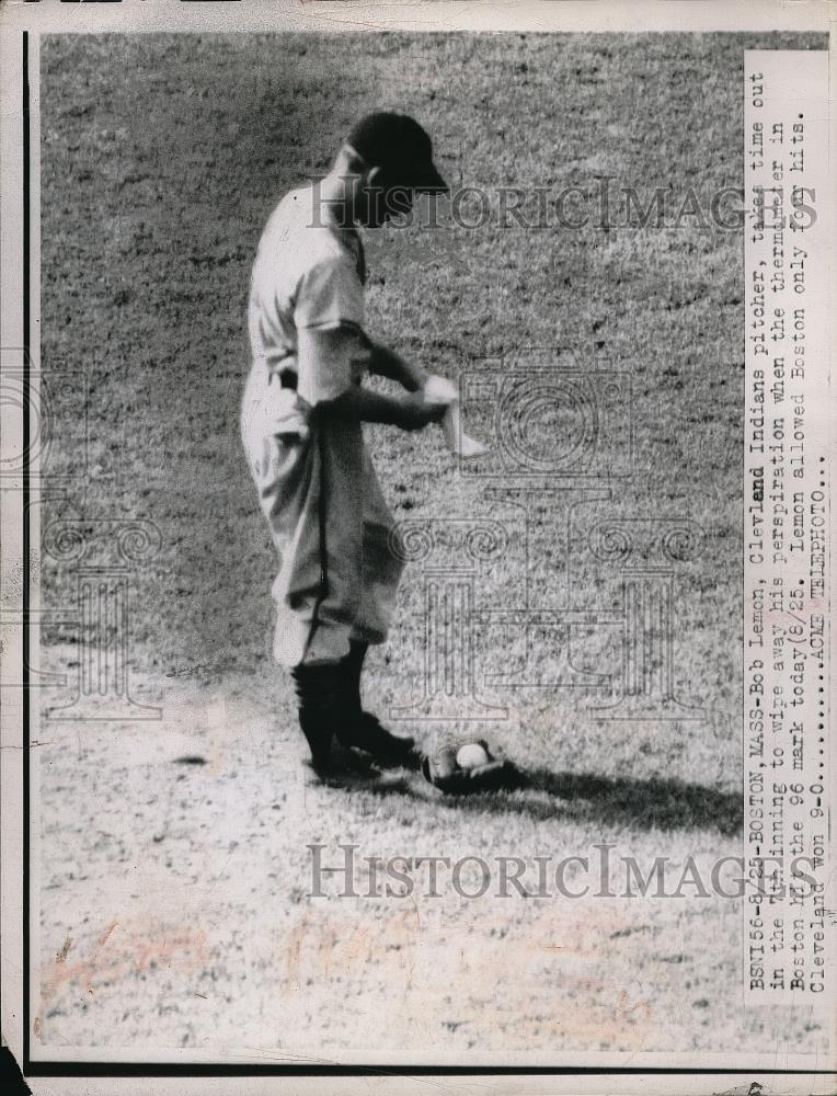 1948 Press Photo Bob Lemon, Pitcher - Historic Images