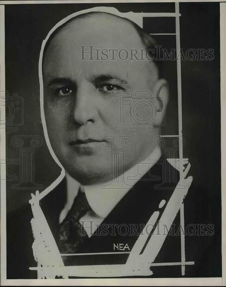 1928 Press Photo Fred W. Ramsey of Cleveland - Historic Images