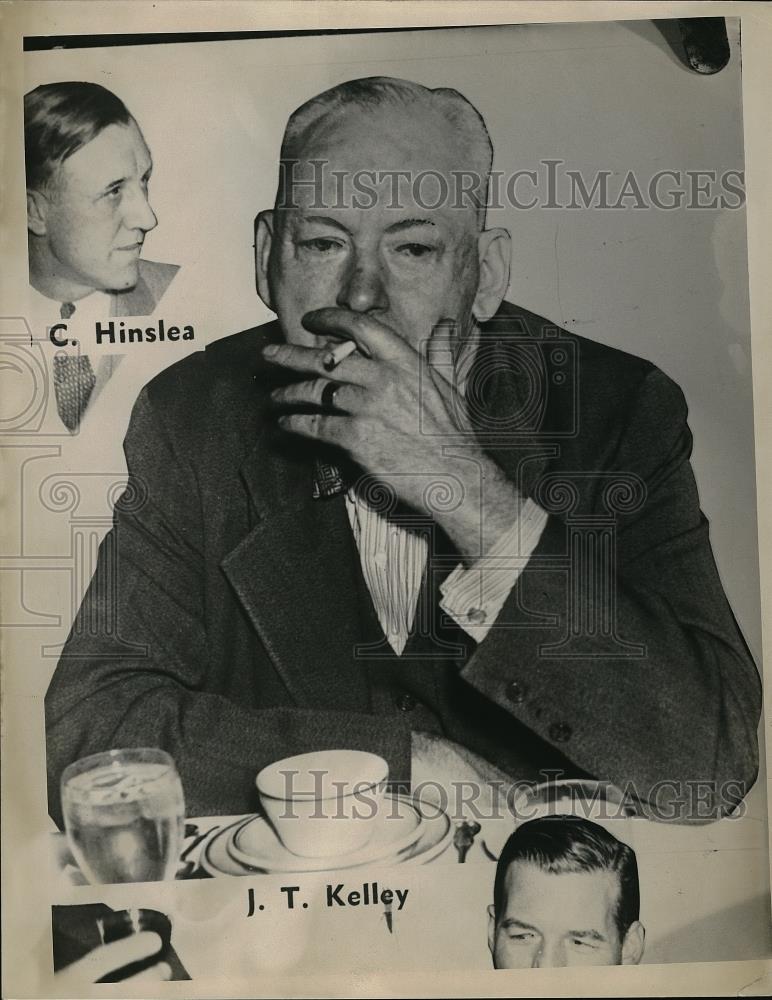 1939 Press Photo John T Kelly C Hinslea - Historic Images