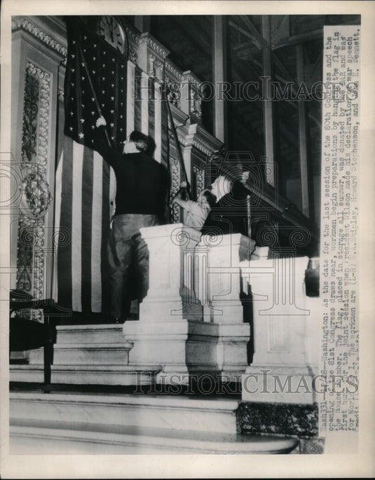 1948 Press Photo Workmen W. A. Shipley, Howard Stephenson & John Bennett - Historic Images